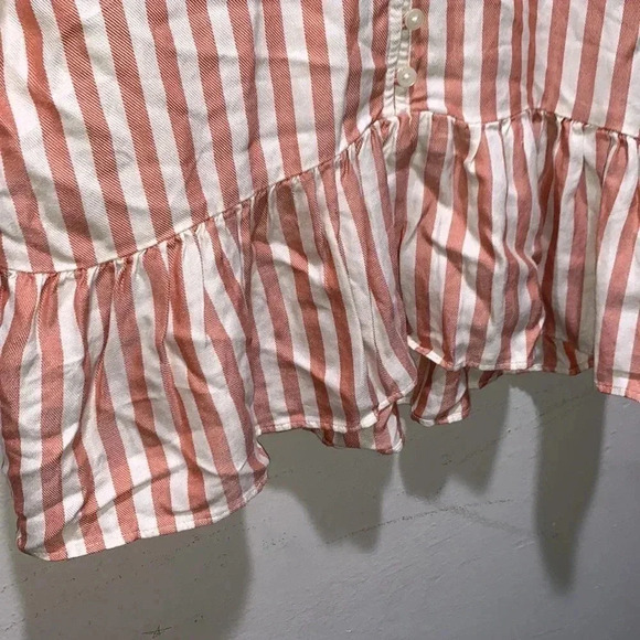 Madewell Pink and White Striped Top - Picture 6 of 7